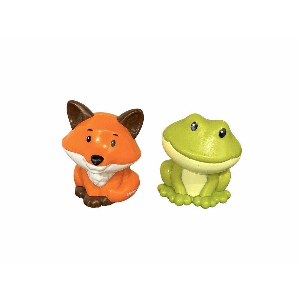 Fisher Price Little People Forrest Friends Carry Case Fox & Frog Figures (HWB29) - Picture 9 of 9